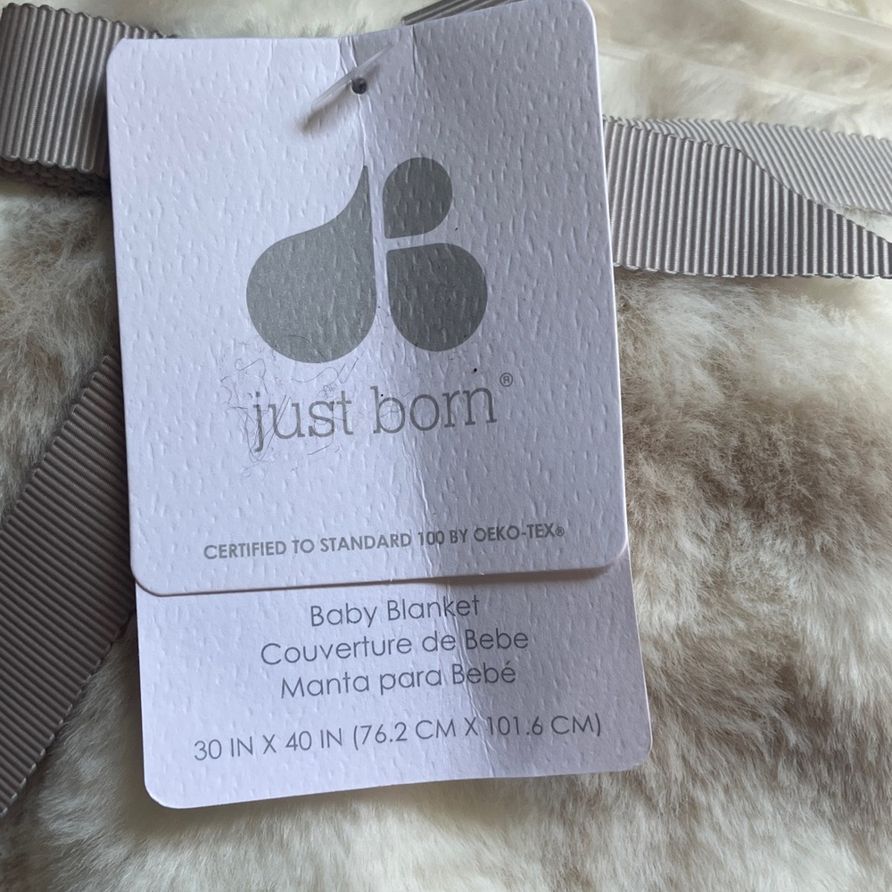 Cream Baby Blanket - Picture 2 of 7
